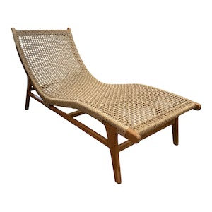 Outdoor Furniture: Teak Sun Lounger