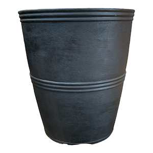 Outdoor Planters: Apollo Small Black Planter