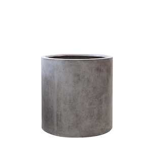 Mikonui Cylinder Planter Small  - Weathered Cement PRE ORDER