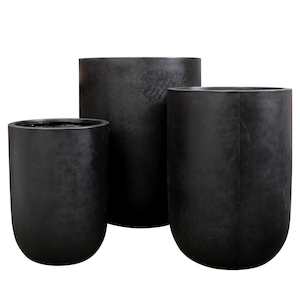 Oreti Black Planter - Large PRE ORDER