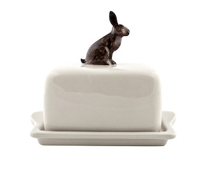 Hare Butter Dish