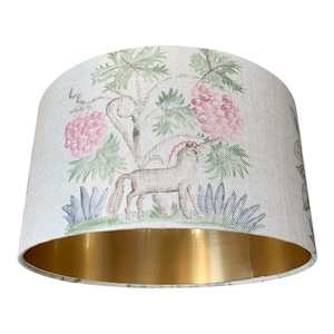 Hedgerow Gold Lined 17" Pendant Lampshade