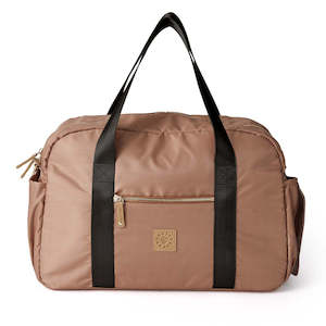 Pretty Brave | Stella Baby Bag - Caramel / Black