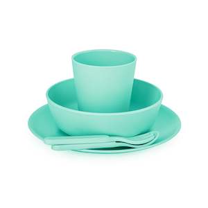 Baby wear: bobo & boo | Dinner Set - Mint 5pc