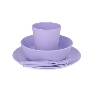 Baby wear: bobo & boo | Dinner Set - Lilac 5pc