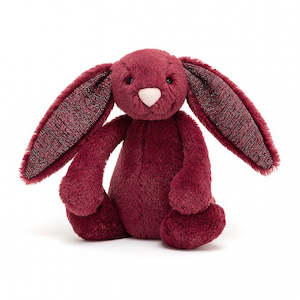 Jellycat | Bashful Bunny - Sparkly Cassis Medium