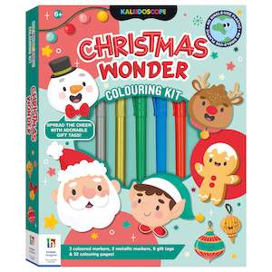 Hinkler | Kaleidoscope Colouring Kit Christmas Wonder