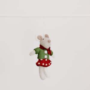 Pashom | Hanging Decoration - Xmas Mouse Girl