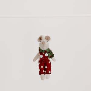 Pashom | Hanging Decoration - Xmas Mouse Boy