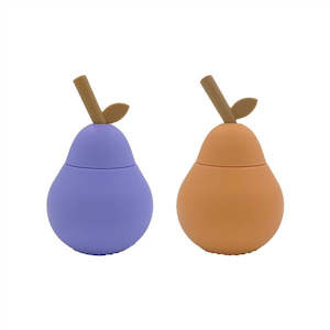 OYOY | Pear Cup 2pk - Apricot / Purple