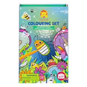 Tiger Tribe | Colouring Set - Backyard Bugs