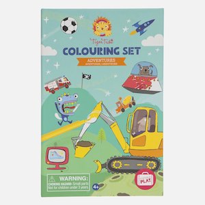 Baby wear: Tiger Tribe | Colouring Set - Adventures