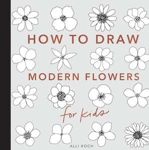 Baby wear: How to Draw: Modern Flowers - for kids