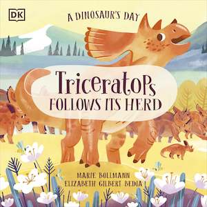 A Dinosaur's Day: Triceratops Follows Its Herd