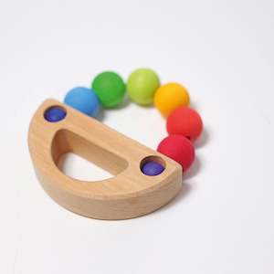 Baby wear: Grimm's | Rainbow Boat - Grasping Toy