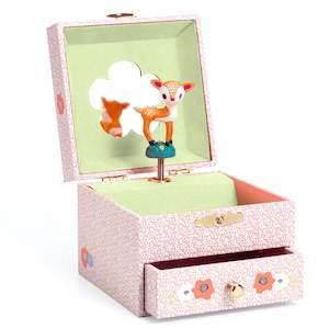 Djeco | Musical Jewellery Box - Wood Fawn