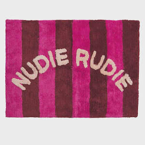 Zelia Nudie Rudie Bath Mat- Bougainvillea | Sage x Clare