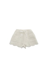 Infant clothing: Organic Cotton Muslin Anja Short - Parchment | Jamie Kay