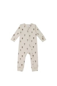 Infant clothing: Organic Cotton Reese Zip Onepiece - Montgolfiere Cloud | Jamie Kay