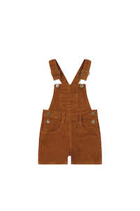 Casey Cord Short Overall - Cinnamon | Jamie Kay