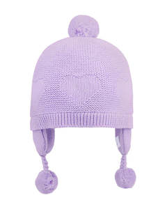 Amethyst - Organic Earmuff Heart | Toshi