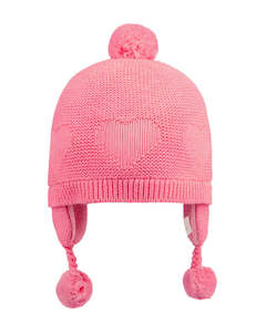 Fuschia - Organic Earmuff Heart | Toshi