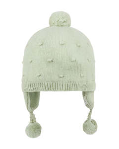 Infant clothing: Mist - Organic Earmuff Popcorn | Toshi