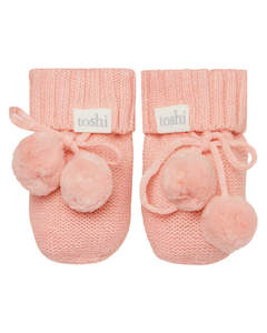 Infant clothing: Blossom - Organic Booties Marley | Toshi