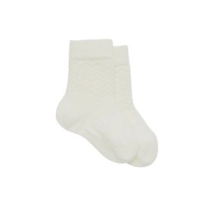 Infant clothing: Merino Wool Crew Socks | BABY | Pearl | Lamington Socks