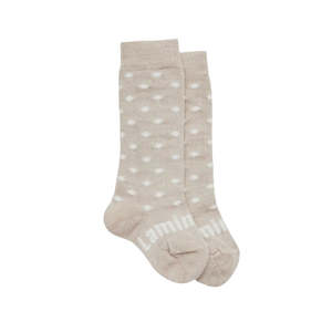 Infant clothing: Merino Wool Knee High Socks | BABY | Truffle | Lamington Socks