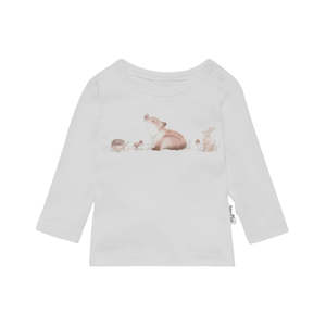 Infant clothing: Fox & Friends Print Long Sleeve Top | Aster & Oak