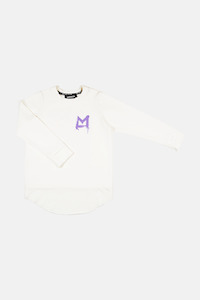 ART WHITE LONGSLEEVE | MINIKID