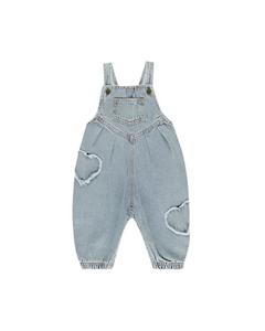 Infant clothing: VINTAGE OVERALL || LIGHT WASHED DENIM | Rylee + Cru