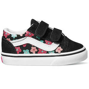 TODDLER - SKOOL V FLOWER GLITTER FLOWER POWER MULTI/TRUE WHITE | Vans