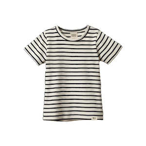 RIVER TEE - NAVY SAILOR STRIPE | Nature Baby