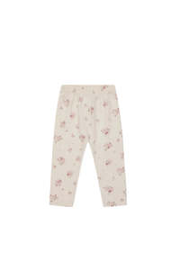 Infant clothing: Organic Cotton Everyday Legging - Lauren Floral Tofu | Jamie Kay