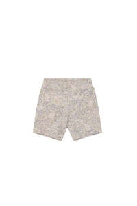 Organic Cotton Everyday Bike Short - April Floral Mauve | Jamie Kay