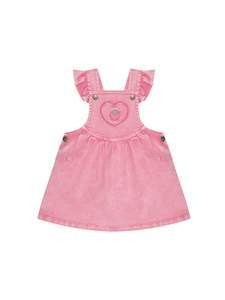 Infant clothing: BERRY VINTAGE PINAFORE DRESS | Huxbaby