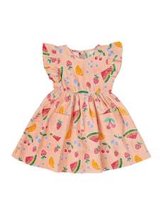 LYLA LINEN DRESS FRUIT SALAD | Goldie and Ace