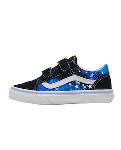 OLD SKOOL V GLOW GALAXY BLACK/BLUE - Toddler | Vans