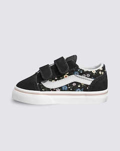 OLD SKOOL V FLORAL BLACK/MULTI - Toddler | Vans