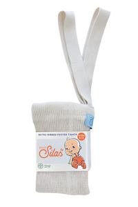 Infant clothing: Footed Cotton Tights - CREAM BLEND | Silly Silas