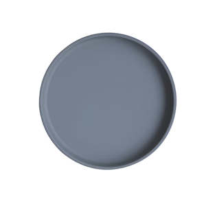 Silicone Classic Suction Plate - Powder Blue