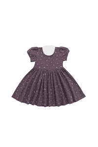 Infant clothing: Organic Cotton Meadow Dress - Goldie Huckleberry Large | Jamie Kay