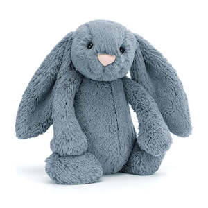 Bashful Dusky Blue Bunny Original (Med) 9x12x31cm | Jellycat