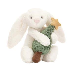 Bashful Bunny with Christmas Tree 8x9x18cm | Jellycat