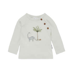 Dinosaur Print Long Sleeve Tee | Aster & Oak