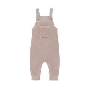 Mauve Pink Knit Overalls | Aster & Oak