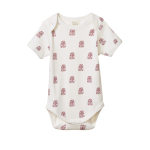 SHORT SLEEVE BODYSUIT - Tiki Print | Nature Baby