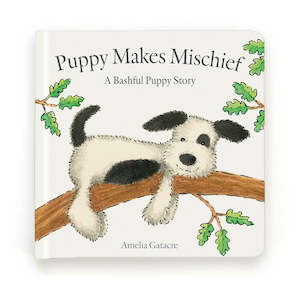 Infant clothing: The Puppy Makes Mischief Book| Jellycat